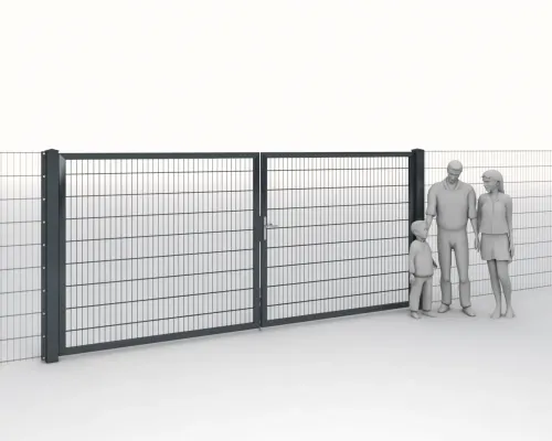 Artikelbild des Artikels “Industrietoranlage Einfahrt anthrazit RAL 7016 | 1830  | 4000  “
