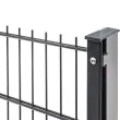 Artikelbild 2 des Artikels “Zaunpfosten Typ 1 anthrazit RAL 7016 | 1430 | Zum Einbetonieren | Standard“