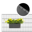 Artikelbild 6 des Artikels “Alublumenkübel für Stabmattenzaun “