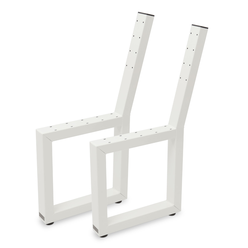 Artikelbild 1 des Artikels “Bankgestell mit Lehne Weiß RAL 9010 | Im Set (2x)“